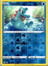 Totodile Reverse Holo Common SWSH08: Fusion Strike 055/264 NM