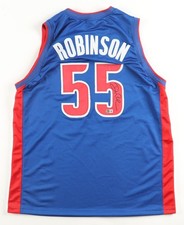 Duncan Robinson Signed Detroit Pistons Jersey (Beckett) University of Michigan