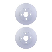 2 Bremsscheiben InnenbelüFtet Ø 55,1 Mm 25 Mm Hella FüR U.A. Toyota Corolla
