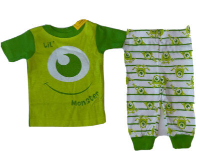 Pajama Sets Monsters Inc Pajamas 3t Disney Pixar Monster's Little Sleepies  Bamboo Family Pajamas