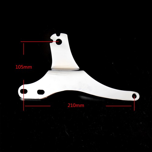 Chrome Low Fixed Mount&Driver Passenger Backrest For Harley 97-08 Touring FLHR - Foto 4 di 5