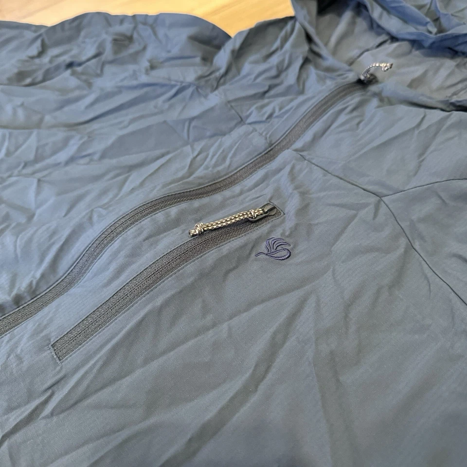 Chaqueta con Capucha Ligera Duck Camp Co Azul Cremallera Completa Talla Mediana M Foto 4 de 4