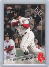 2017 Topps Now #13 Sandy Leon Boston Red Sox