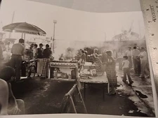 1970 Pretzel Sabrett Hot Dog Vendors New York City NYC Photo