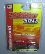 "NEW" AW REL 34 1965 RED FORD MUSTANG CONVERTIBLE T JET HO SLOT CAR