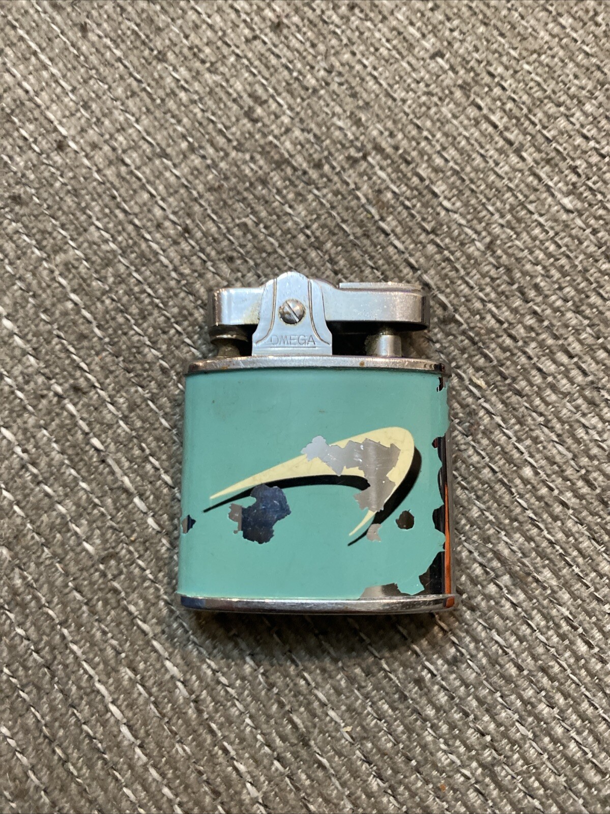 Vintage Omega Cigarette Lighter, Newport Cigarettes, Made in