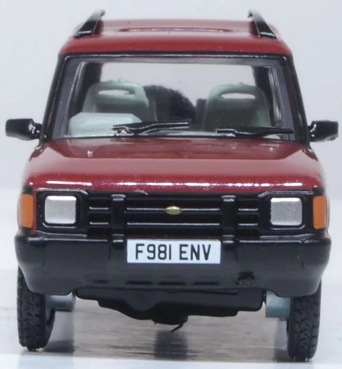 Land Rover Discovery 1 1/76 1989 3 Porte Rosso Foxfire - Oxford 76DS1001 - Immagine 2 di 4