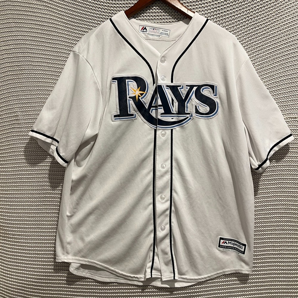 Tampa Bay Rays Jersey Kiermaier Mens XL Geniune Merchandise Majestic Patch #39
