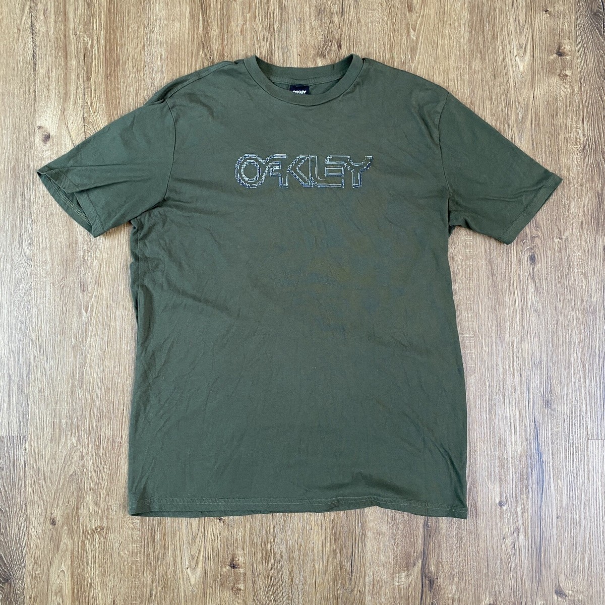 Oakley 90s 00s Tシャツ 90s 00s OAKLEY Standard issue オークリー 半袖 Tシャツ ロゴ クルー