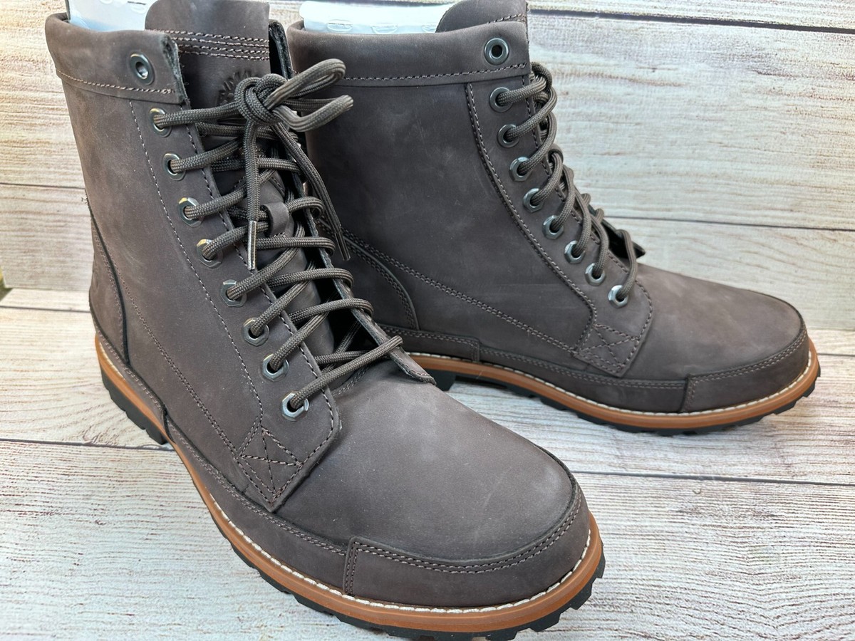 Timberland Originals 6 Inch Leather Boots Mens Size 10 Dark 