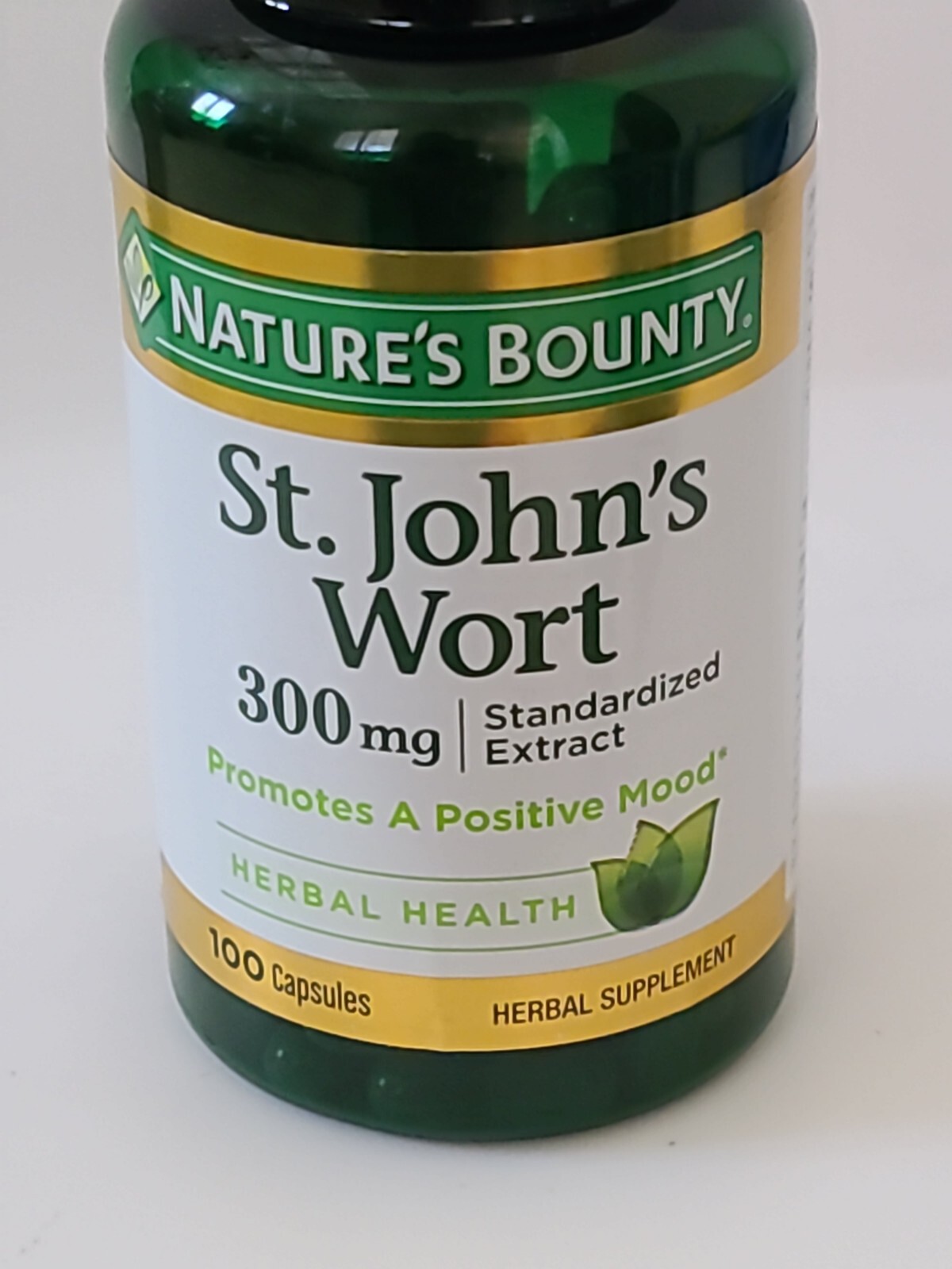 NATURE' BOUNTY St. Johns Wort Mood Support 300 mg 100 Capsules • EXP