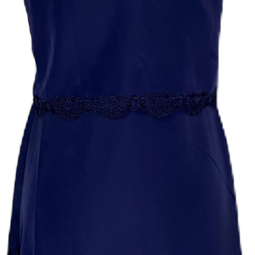 Parker Damen Neu mit Etikett marineblau ärmelloses Knopfleiste Kleid voll gefüttert $ 398 - Größe S - Bild 16 von 17
