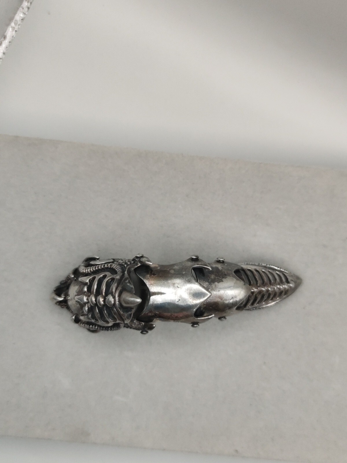 Silver ring 925, knight ring 925 silver, handmade… - image 3