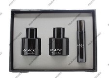 Black by Kenneth Cole 3 pcs. gift set men 3.4 oz  1.0 oz edt  3.4 aftershave 