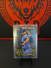 2024 Topps Chrome #187 Steven Cruz Rookie Kansas City Royals