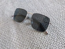 Thom Browne Square Sunglasses TBS-117-A-01 2TONE Silver And Gray & Green LNS 52