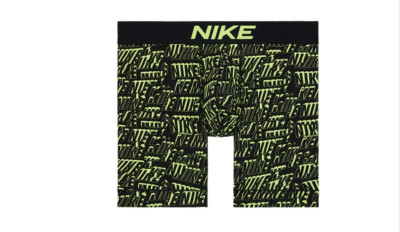 Nike Essential Micro Boxer Brief Black / Green ( S ) 