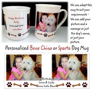 personalised dog mug