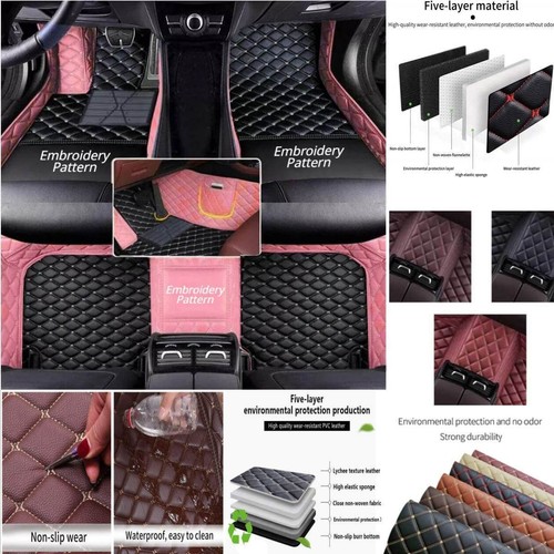 For Buick Luxury Auto Carpets Waterproof Custom Car Floor Mats All Models Rugs - Imagen 8 de 20