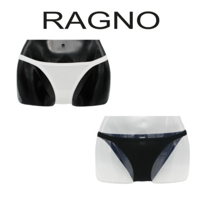 Bipack Damen Tanga aus Baumwolle, schwarz-weiß, Perfect Skin 7486T Spider
