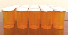 Lots of 20 Empty Pill Bottles RX Prescription Medicine Storage or Crafts