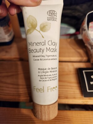 NEW FEEL FREE~MINERAL CLAY~BEAUTY MASK 2.53 OZ 