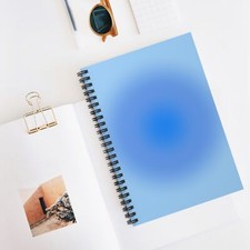 Blue Spiral Notebook