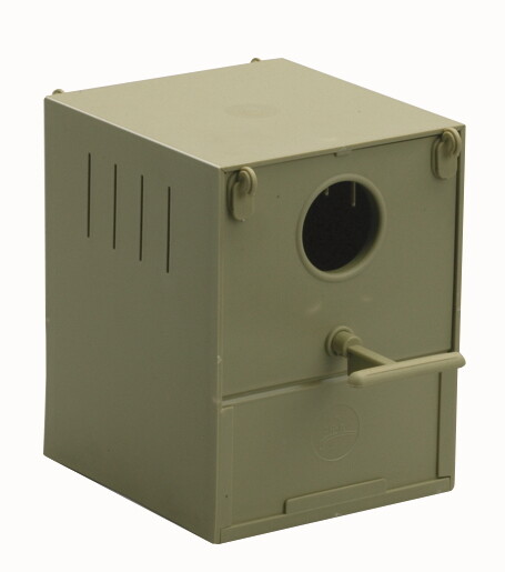PLASTIC PEARL OPEN FRONTED NESTING BOX FINCH BREEDING BOX AVIARY 12 X 13 X 16 CM