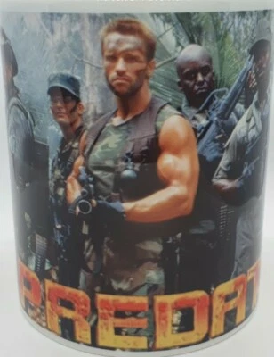 MUGMENTUM Predator 1987 MUG Cult Classic Movie Arnold Schwarzenegger Carl Weathers Ventura