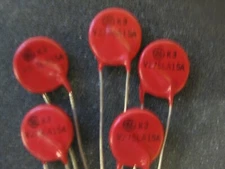 V275LA15A MOV METAL OXIDE RADIAL VARISTOR 275V 15W GE (LOT OF 3)