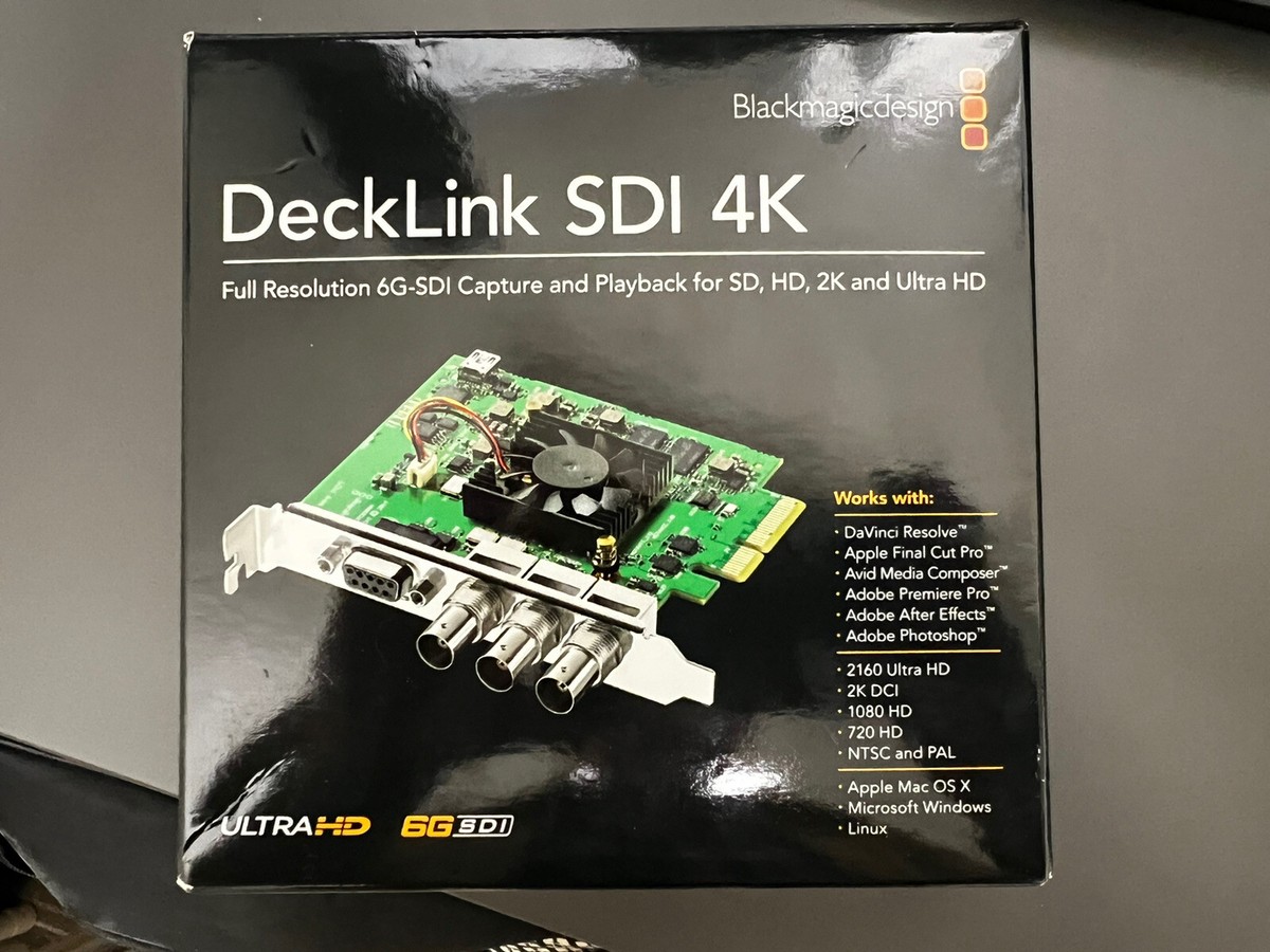 グラフィックボード・グラボ・ビデオカード Blackmagicdesign DeckLink SDI 4K 6G-SDI Amazon.com: Blackmagic Design Decklink SDI 4K Capture