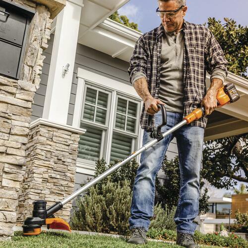 13" 40 Volt Ultra Light Cordless String Trimmer Lawn Pathway Grass Weed Cutter