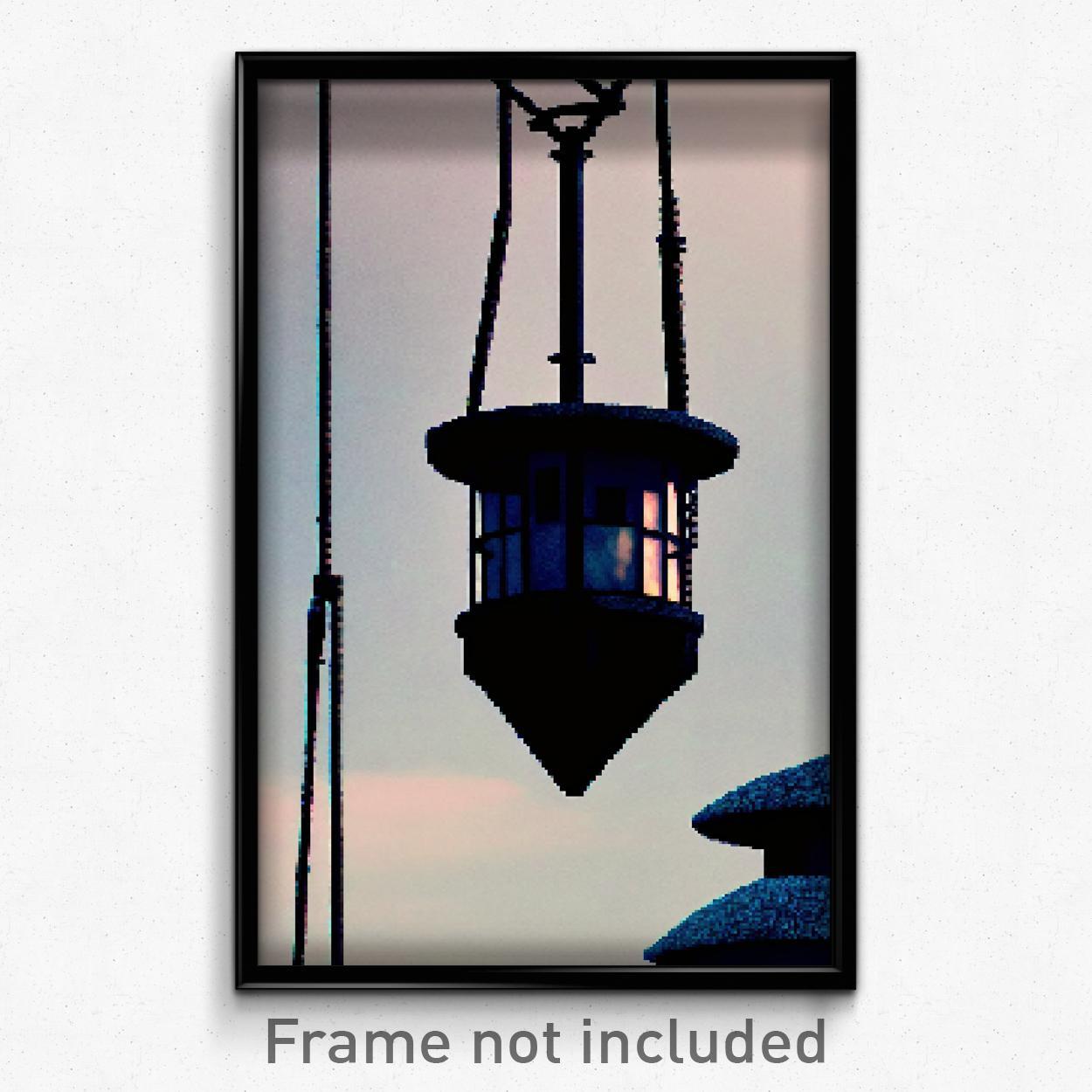 8-Bit Psychedelic Pixel Art Poster - Pure Gallows Trippy Gamer Print