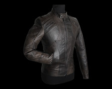 GIACCA GIUBBINO GIUBBOTTO IN DI PELLE UOMO ITALIA  Tg. DISPONIBILI DA 46 a 58