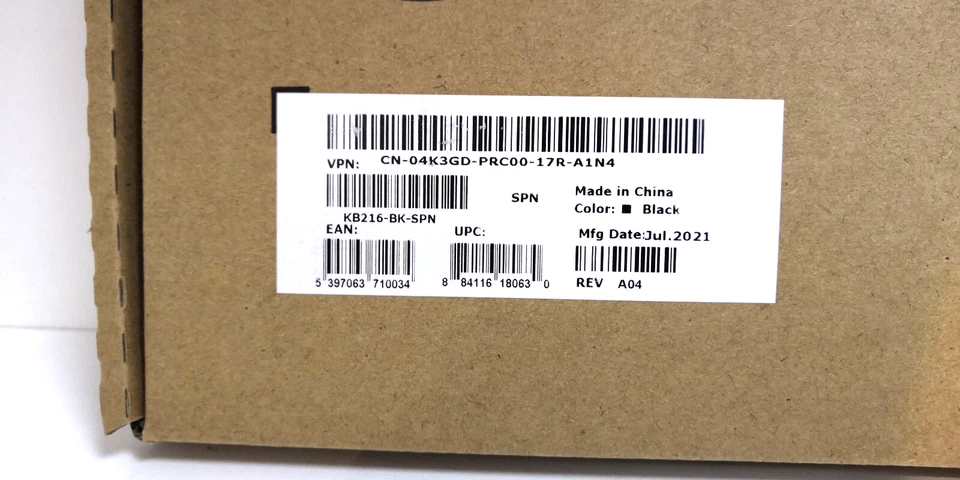 DELL KB216 USB Tastatur Keyboard PC Spanish SPN español teclado KB216-BK-SPN - Bild 4 von 4