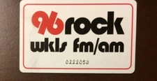 96 Rock WKLS FM/AM Membership Card 96 Rock Atlanta 96 Rock Card