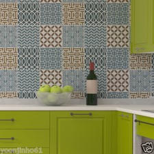 Geometric Tile Stencil Set for Wall decor Kitchen backsplash decorating