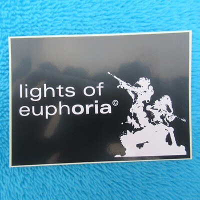 Lights of Euphoria STICKER 199? Dark Electro EBM 10,5 x 7,5 cm