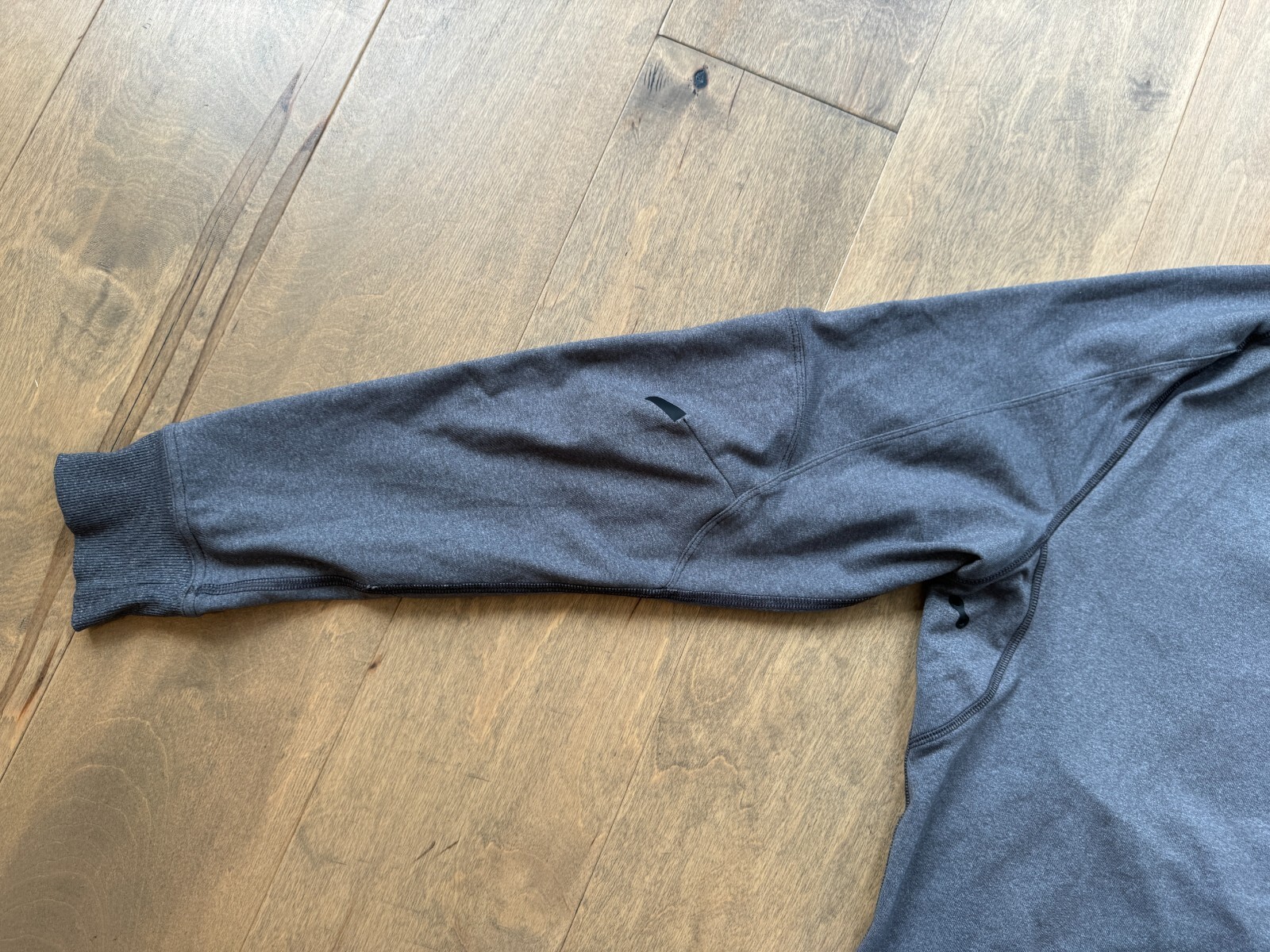 Lululemon Training Jacket Full-Zip Heathered Dark… - image 15
