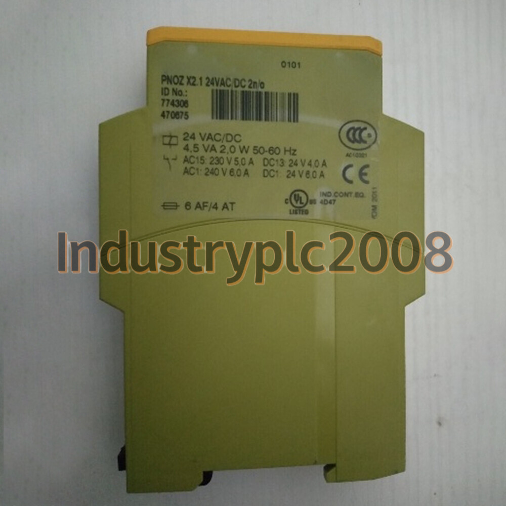 24VAC/DC for pilz 774306 PNOZ X2.1 Safety Relay