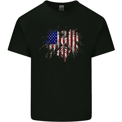 T-Shirt American Eagle Flagge 4. Juli USA Kinder