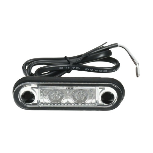 HELLA STYLE LED FLUSH FIT KELSA BAR MARKER LAMP LIGHT 12v 24v QUICK FIT - Picture 7 of 30