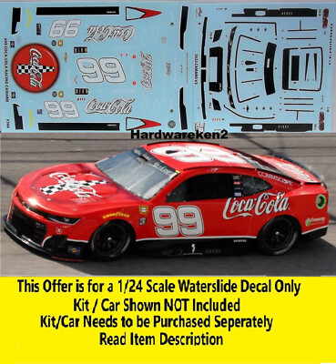 POWERSLIDE #99 COCA COLA DARLINGTON THROWBACK 2022 CAMARO DANIEL SUAREZ 1/24