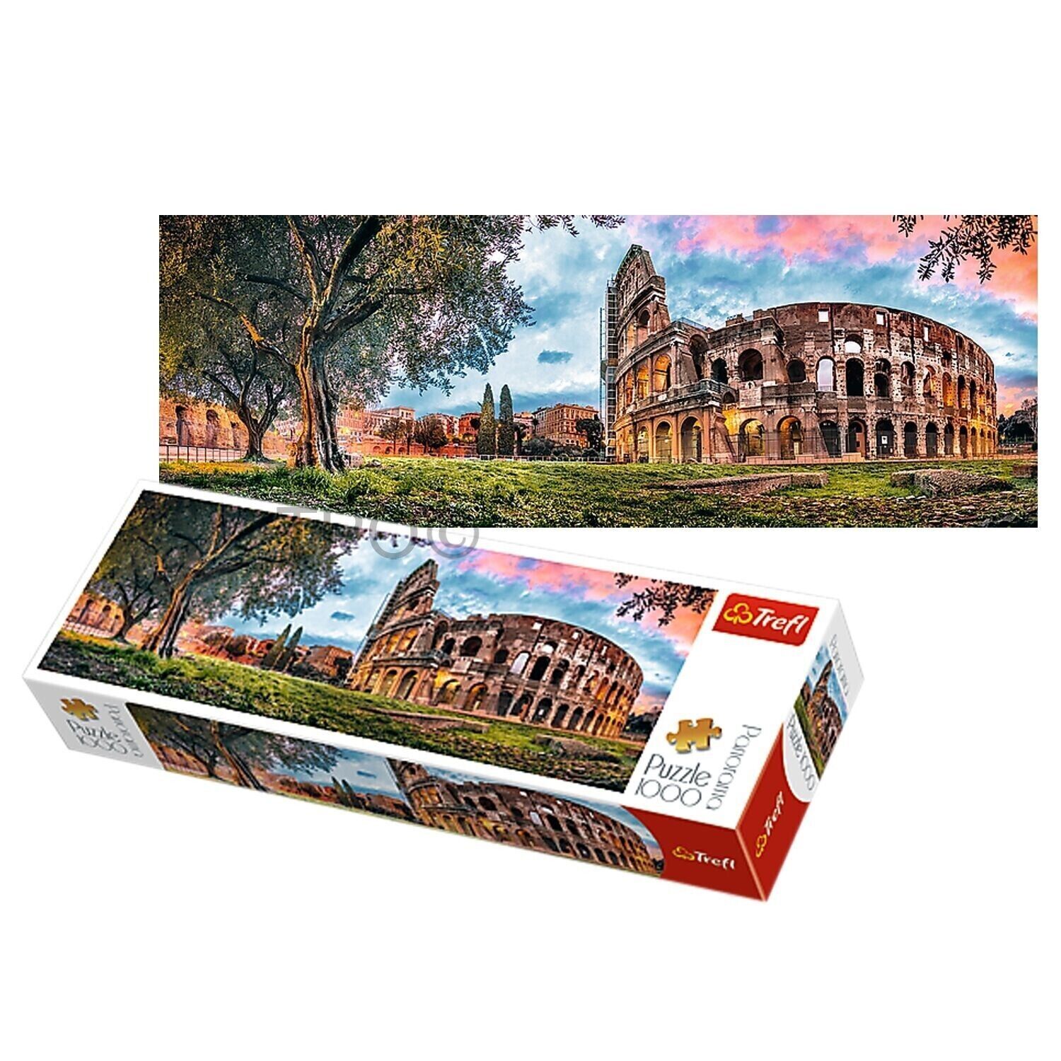 Trefl 1000 Piece Panorama Adult Rome Colosseum Theatre Large Floor Jigsaw Puzzle