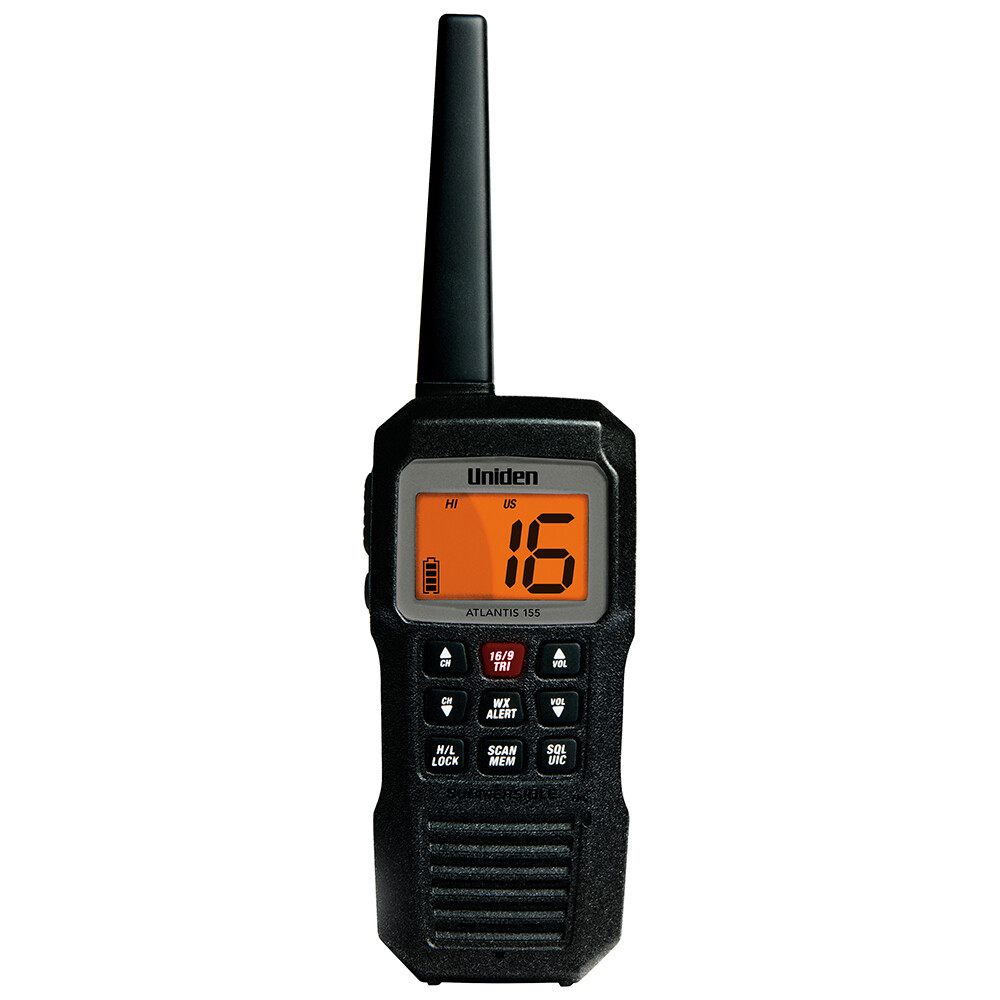 Uniden Atlantis 275 Floating Handheld VHF Marine Radio On-Water Communication