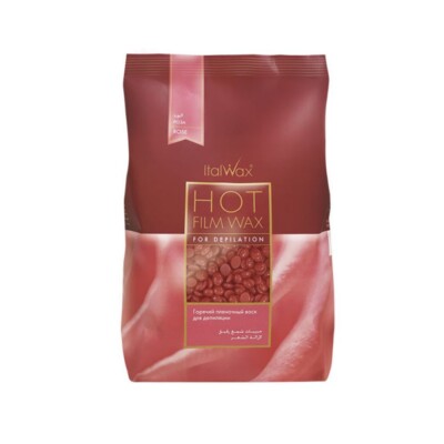 Italwax Film Hard Wax Rose 1.1 lb 500g