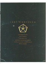 1987 Chrysler brochure