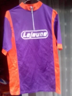 Maillot de vélo vintage de piste Lejeune Super Sport - Photo 1/4