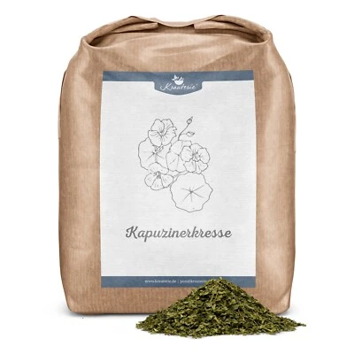 KRAUTERIE 500 g di nasturzio erba essiccata tagliata mangime complementare per cavalli