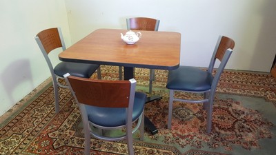 Elegant Hon Break Room Table With Four Chairs Ebay